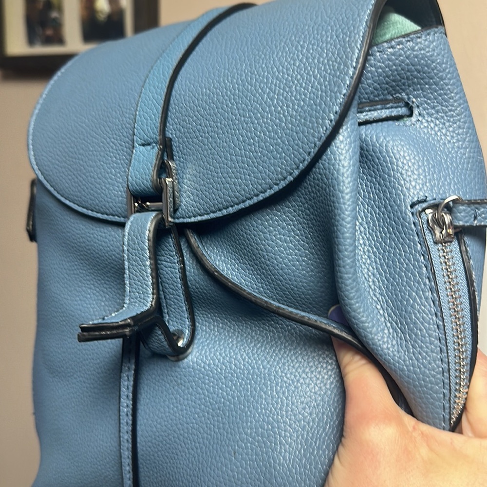 SOLD ***Topshop backpack blue